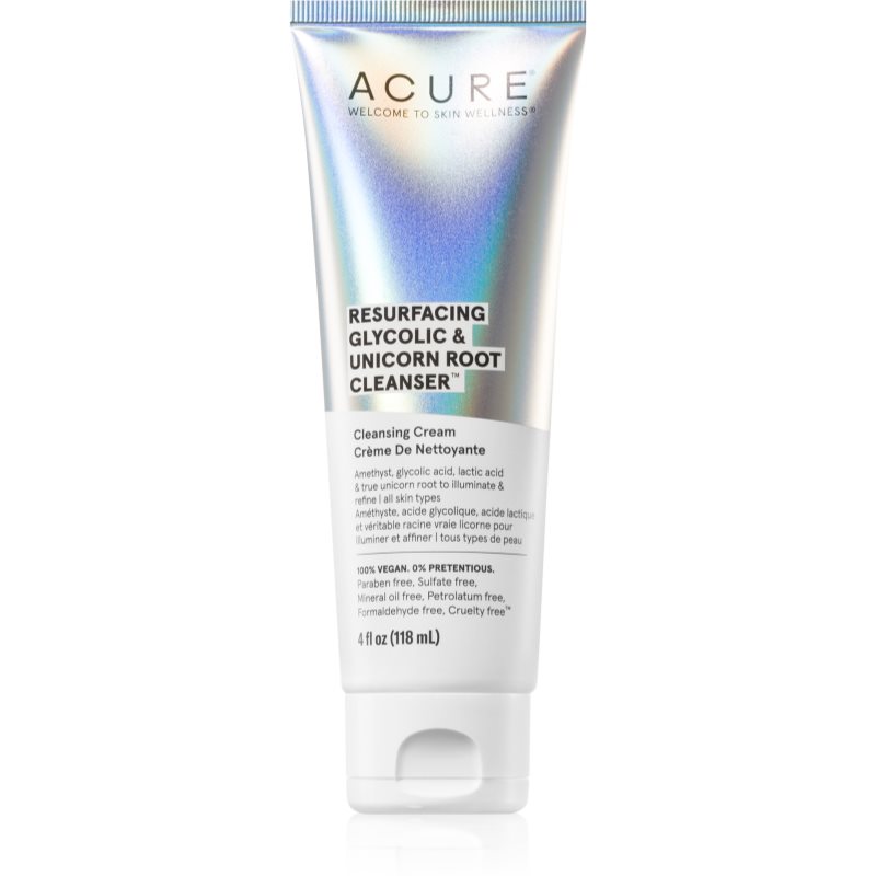 ACURE Resurfacing Glycolic & Unicorn Root tisztító krém az arcra 118 ml-Ár