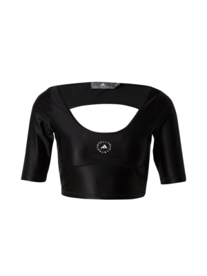 ADIDAS BY STELLA MCCARTNEY Funkcionális felső  fekete / fehér-Ár