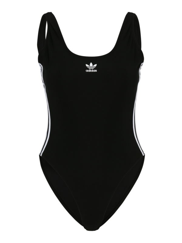 ADIDAS ORIGINALS Fürdőruhák 'Adicolor 3-Stripes'  fekete / fehér-Hungary