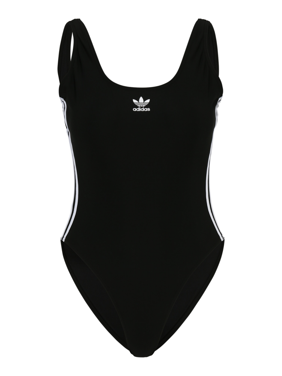 ADIDAS ORIGINALS Fürdőruhák 'Adicolor 3-Stripes'  fekete / fehér-Hungary