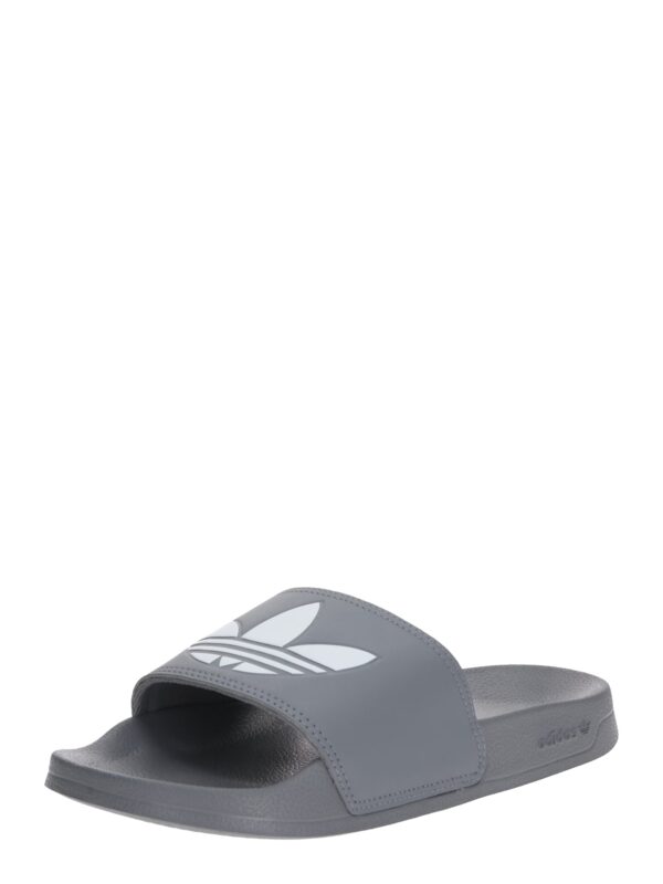 ADIDAS ORIGINALS Papucs 'Adilette Lite'  szürke / fehér