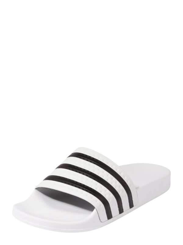 ADIDAS ORIGINALS Papucs 'Adilette'  fekete / fehér