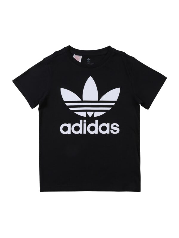 ADIDAS ORIGINALS Póló 'Trefoil'  fekete / fehér