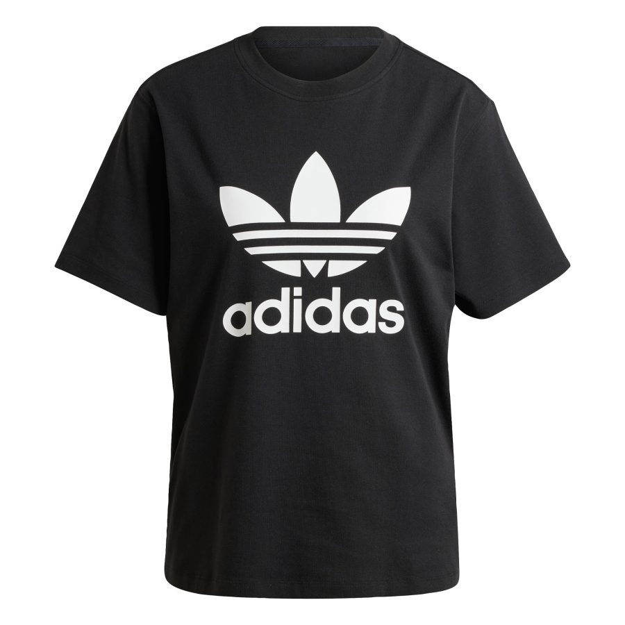ADIDAS ORIGINALS Póló 'Trefoil'  fekete / fehér-Ár