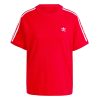 ADIDAS ORIGINALS Póló  rikító piros / fehér-Ár