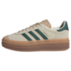 ADIDAS ORIGINALS Rövid szárú sportcipők 'Gazelle Bold'  világos bézs / arany / sötétzöld-Ár
