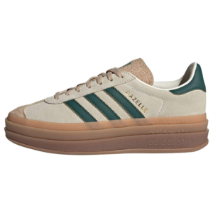ADIDAS ORIGINALS Rövid szárú sportcipők 'Gazelle Bold'  világos bézs / arany / sötétzöld-Ár