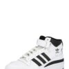 ADIDAS ORIGINALS Sportcipő 'Forum Mid'  fekete / fehér-hu