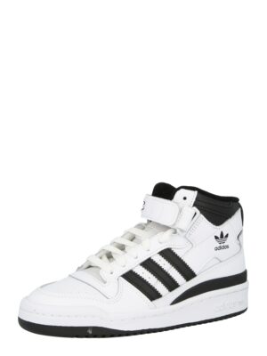 ADIDAS ORIGINALS Sportcipő 'Forum Mid'  fekete / fehér-hu