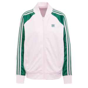 ADIDAS ORIGINALS Tréning dzseki 'Adicolor Classics'  sötétzöld / rózsaszín-Ár