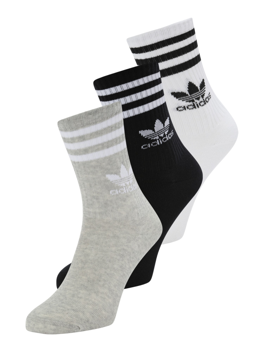 ADIDAS ORIGINALS Zokni  szürke melír / fekete / fehér-Ár