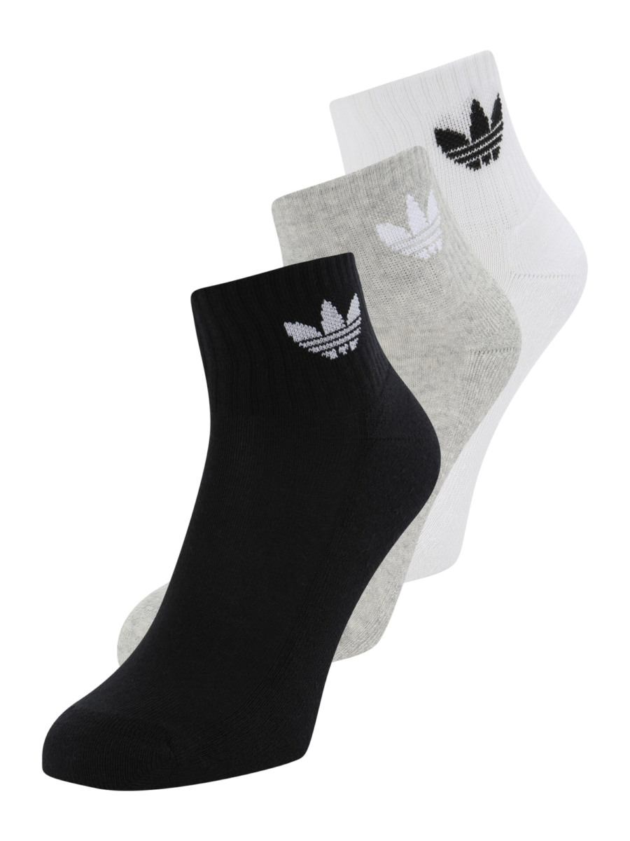 ADIDAS ORIGINALS Zokni  szürke melír / fekete / fehér-Ár