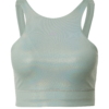 ADIDAS PERFORMANCE Sport bikini felső 'Powerimpact Medium-Support Longline'  opál / világosszürke / pasztellzöld-Hungary