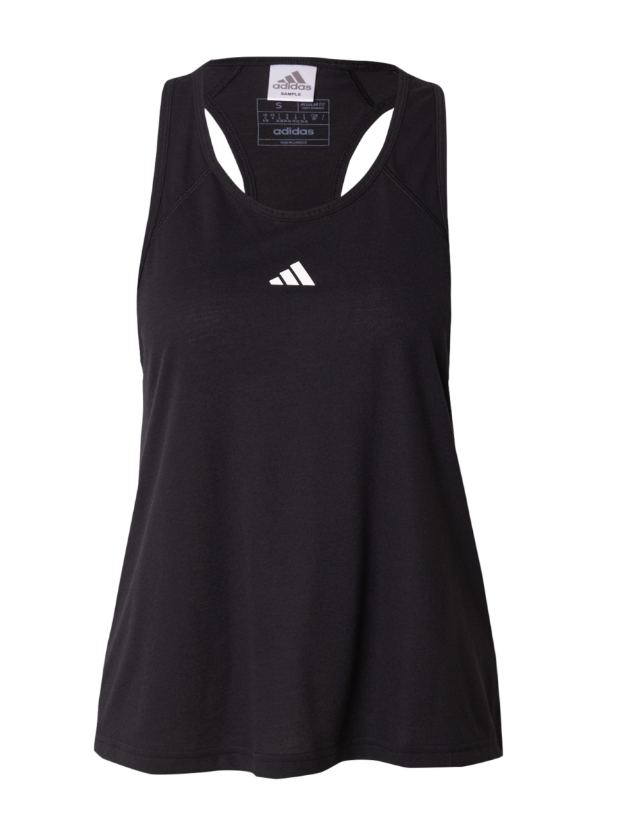 ADIDAS PERFORMANCE Sport top 'Train Essentials'  fekete / fehér-Ár