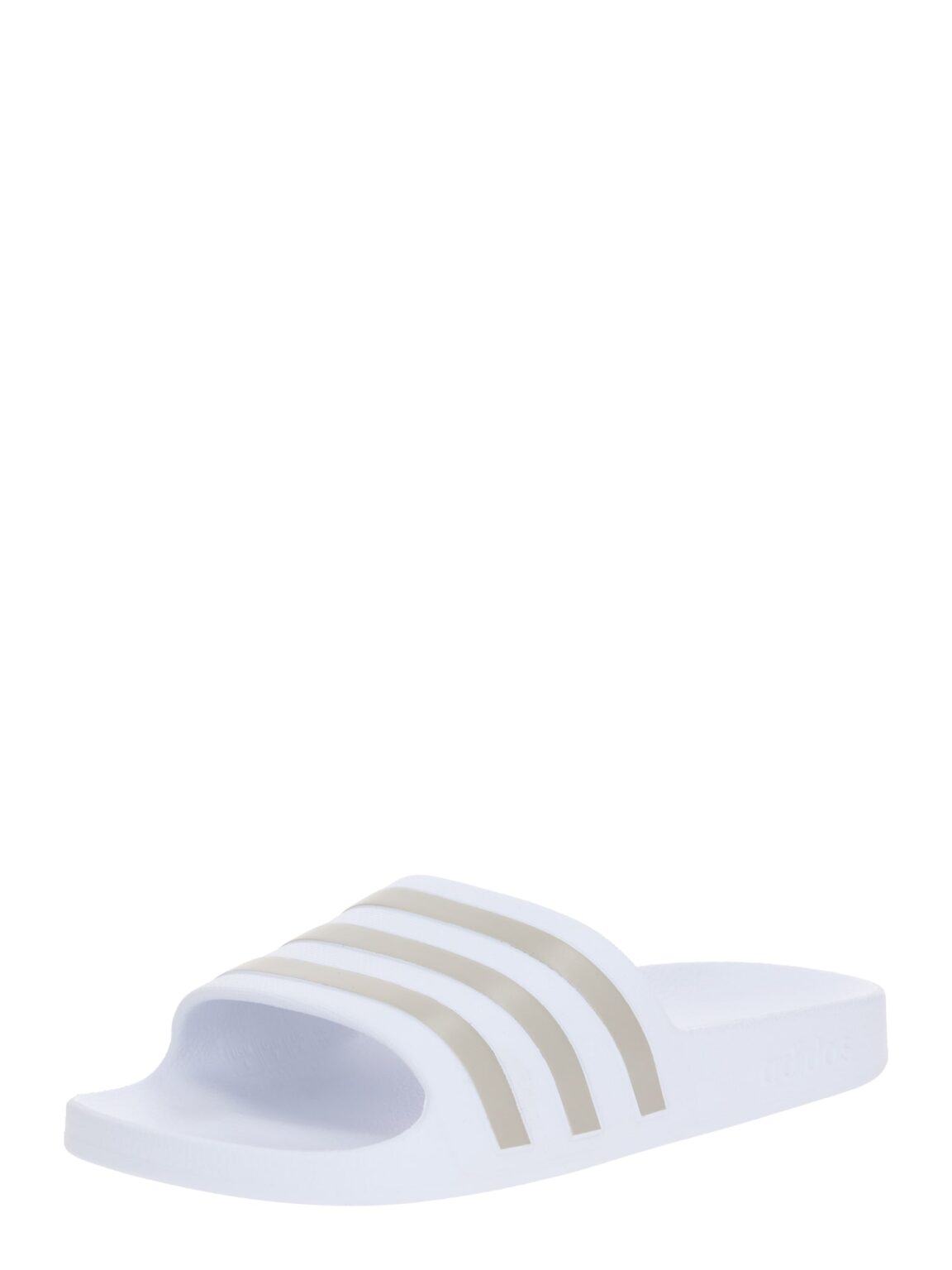 ADIDAS PERFORMANCE Strandcipő 'Adilette Aqua'  ezüst / fehér