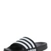 ADIDAS PERFORMANCE Strandcipő 'Adilette Shower'  fekete / fehér