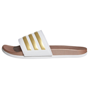 ADIDAS PERFORMANCE Strandcipő 'Adilette'  arany / fehér-Hungary
