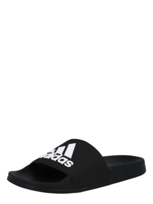 ADIDAS PERFORMANCE Strandcipő 'Adilette'  fekete / fehér-hu