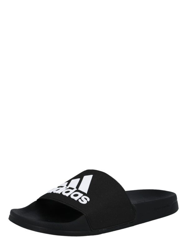 ADIDAS PERFORMANCE Strandcipő 'Adilette'  fekete / fehér-hu