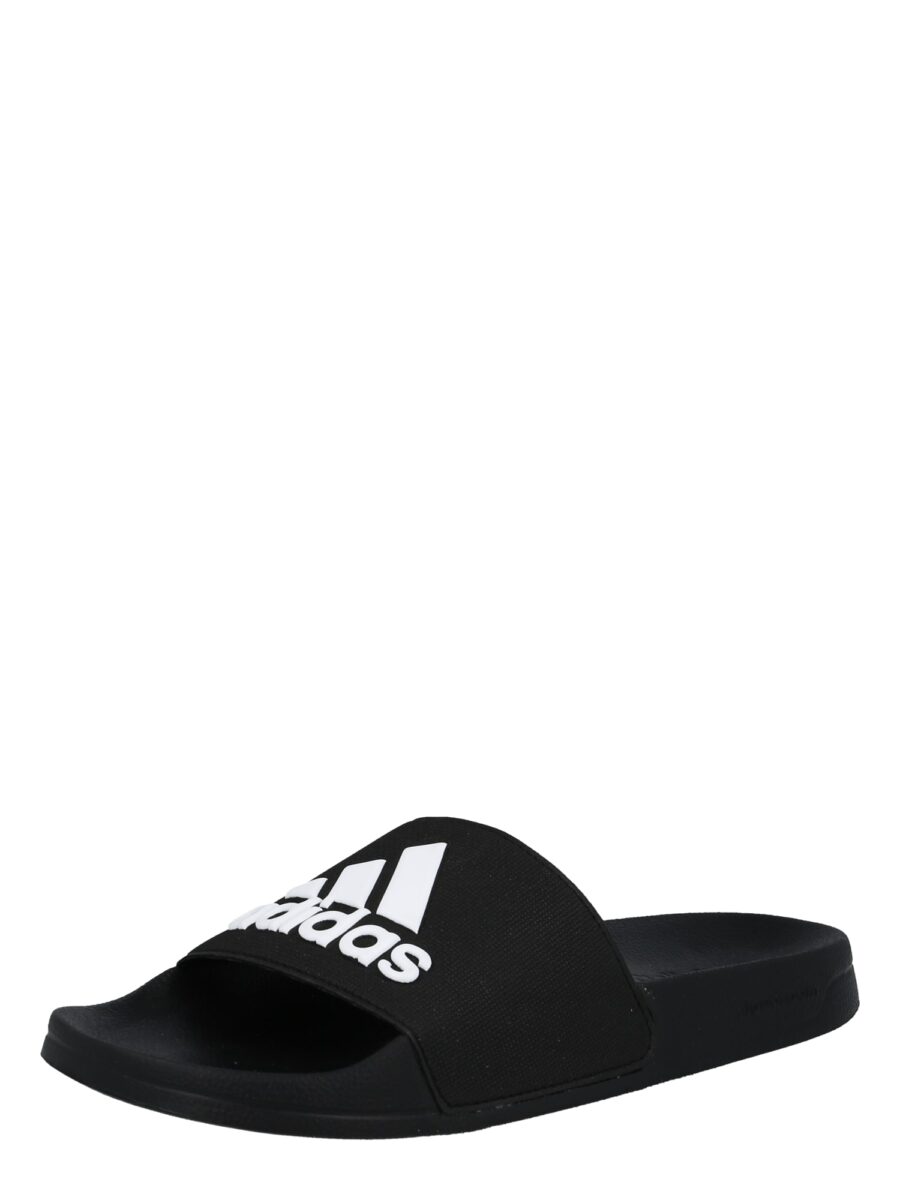 ADIDAS PERFORMANCE Strandcipő 'Adilette'  fekete / fehér-hu