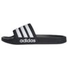 ADIDAS PERFORMANCE Strandcipő 'Adilette'  fekete / fehér-hu
