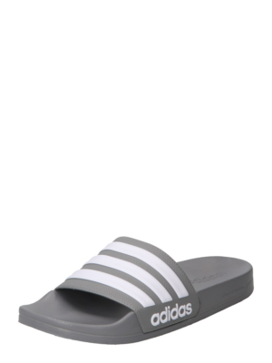 ADIDAS PERFORMANCE Strandcipő 'Adilette'  sötétszürke / fehér-Hungary