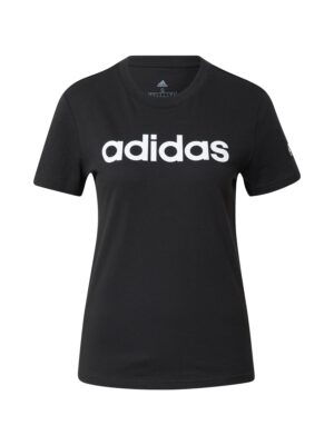 ADIDAS SPORTSWEAR Funkcionális felső 'Essentials  Logo'  fekete / fehér-hu