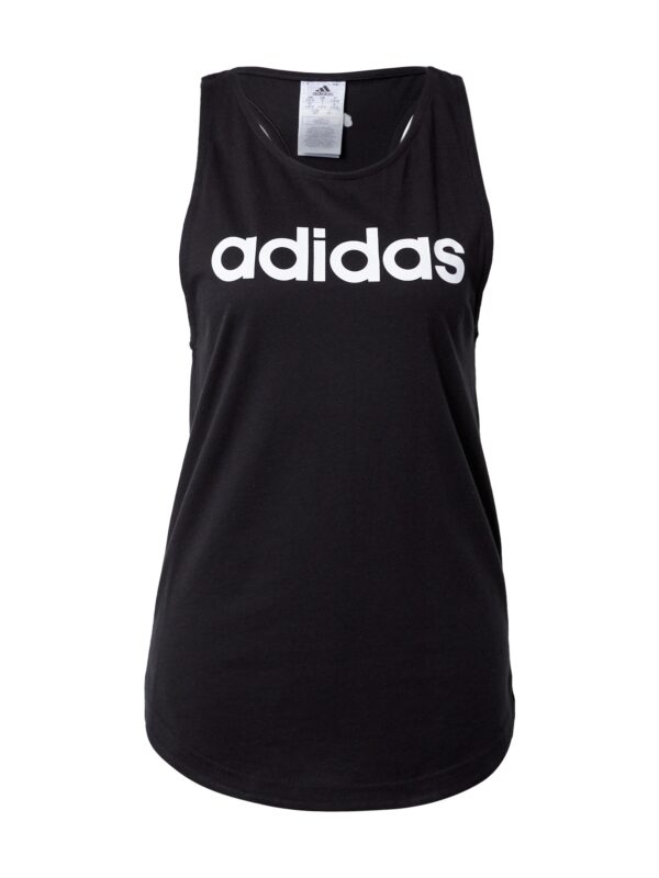ADIDAS SPORTSWEAR Sport top 'Essentials'  fekete / fehér-hu