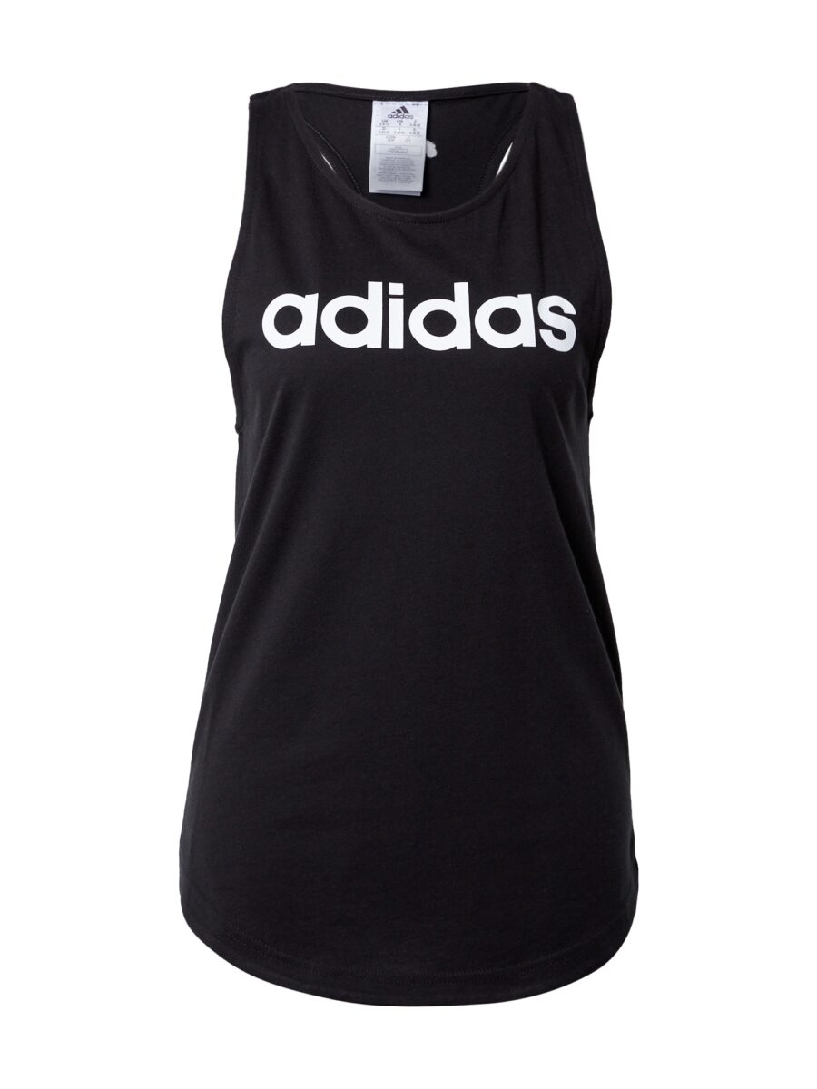 ADIDAS SPORTSWEAR Sport top 'Essentials'  fekete / fehér-hu