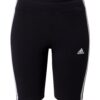 ADIDAS SPORTSWEAR Sportnadrágok 'Essentials'  fekete / fehér-hu