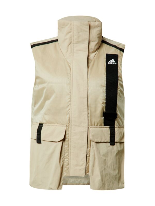 ADIDAS TERREX Sportmellény  ekrü / fekete / fehér-hu