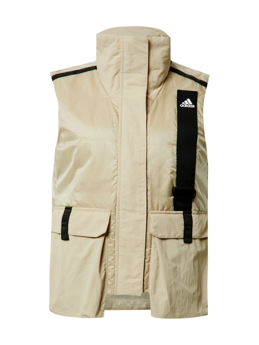 ADIDAS TERREX Sportmellény  ekrü / fekete / fehér-hu