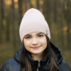 AGBO Girl's winter hat pink Elvina
