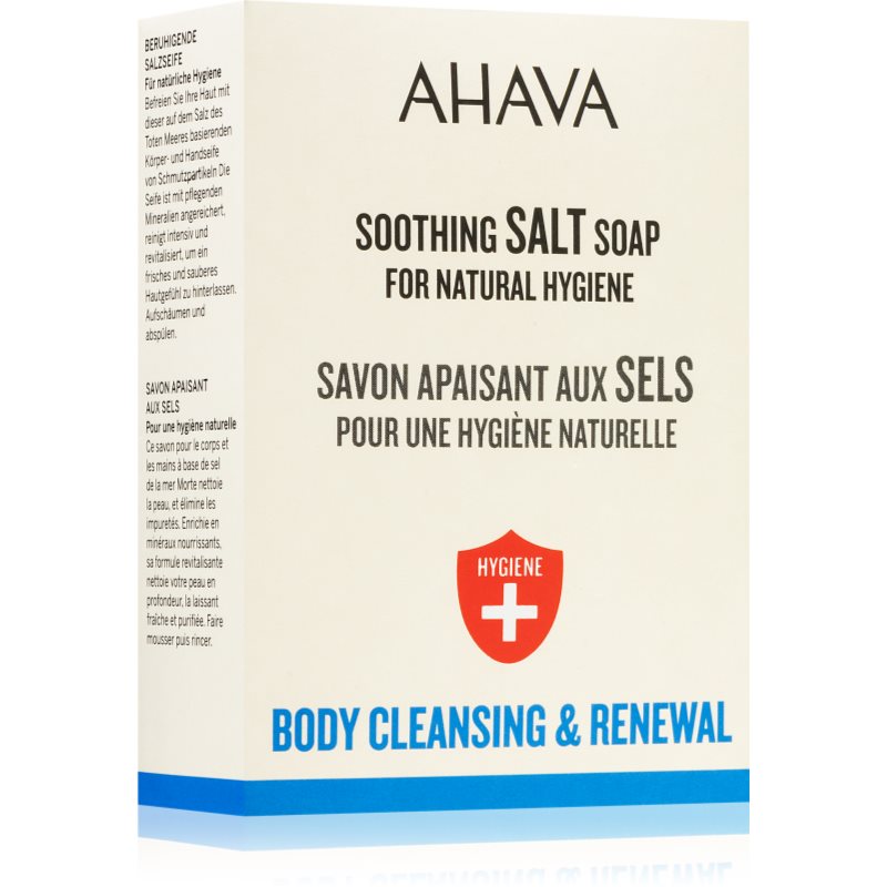 AHAVA Hygiene+ Soothing Salt Soap Szilárd szappan a fejbőr megnyugtatására 100 g-Ár