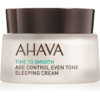 AHAVA Time To Smooth élénkítő éjszakai krém a bőröregedés első jeleinek eltüntetésére 50 ml-Ár