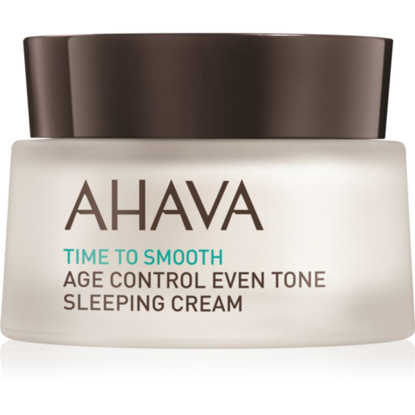AHAVA Time To Smooth élénkítő éjszakai krém a bőröregedés első jeleinek eltüntetésére 50 ml-Ár