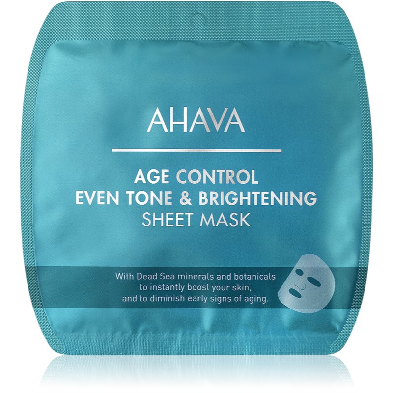 AHAVA Time To Smooth fehérítő gézmaszk a ráncok ellen 1 db-Ár