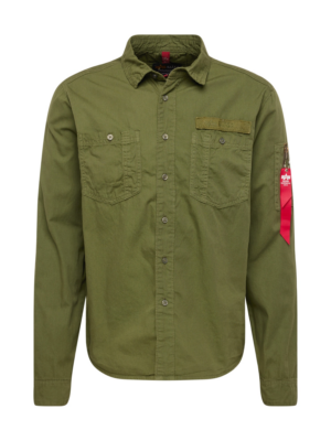 ALPHA INDUSTRIES Átmeneti dzseki 'Air Force EMB'  olíva-Ár