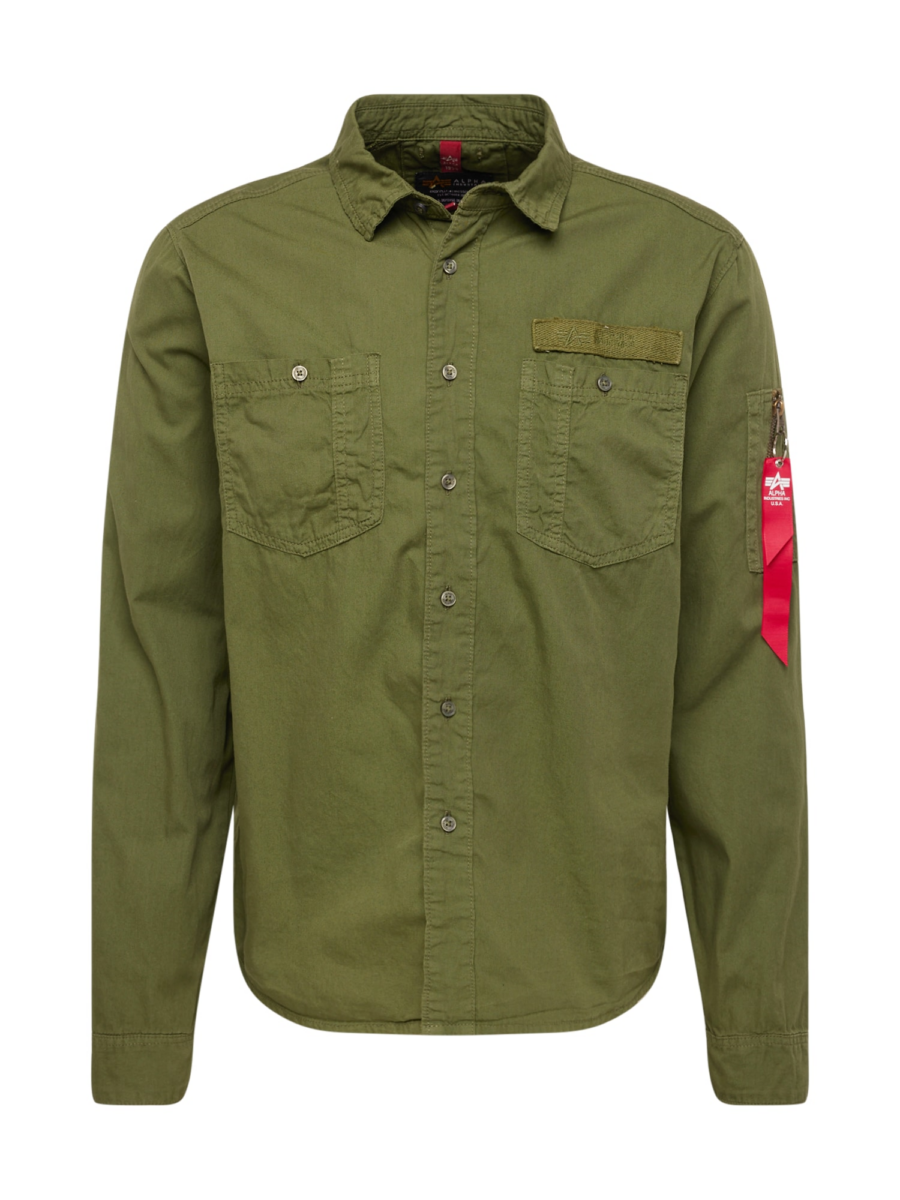ALPHA INDUSTRIES Átmeneti dzseki 'Air Force EMB'  olíva-Ár