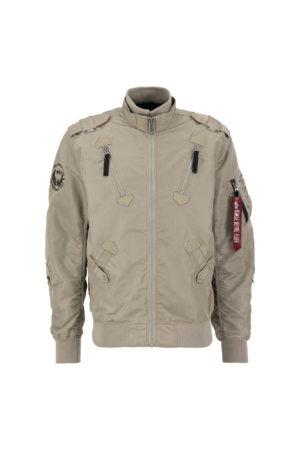 ALPHA INDUSTRIES Átmeneti dzseki 'Falcon II'  homok / piros / fekete-Ár