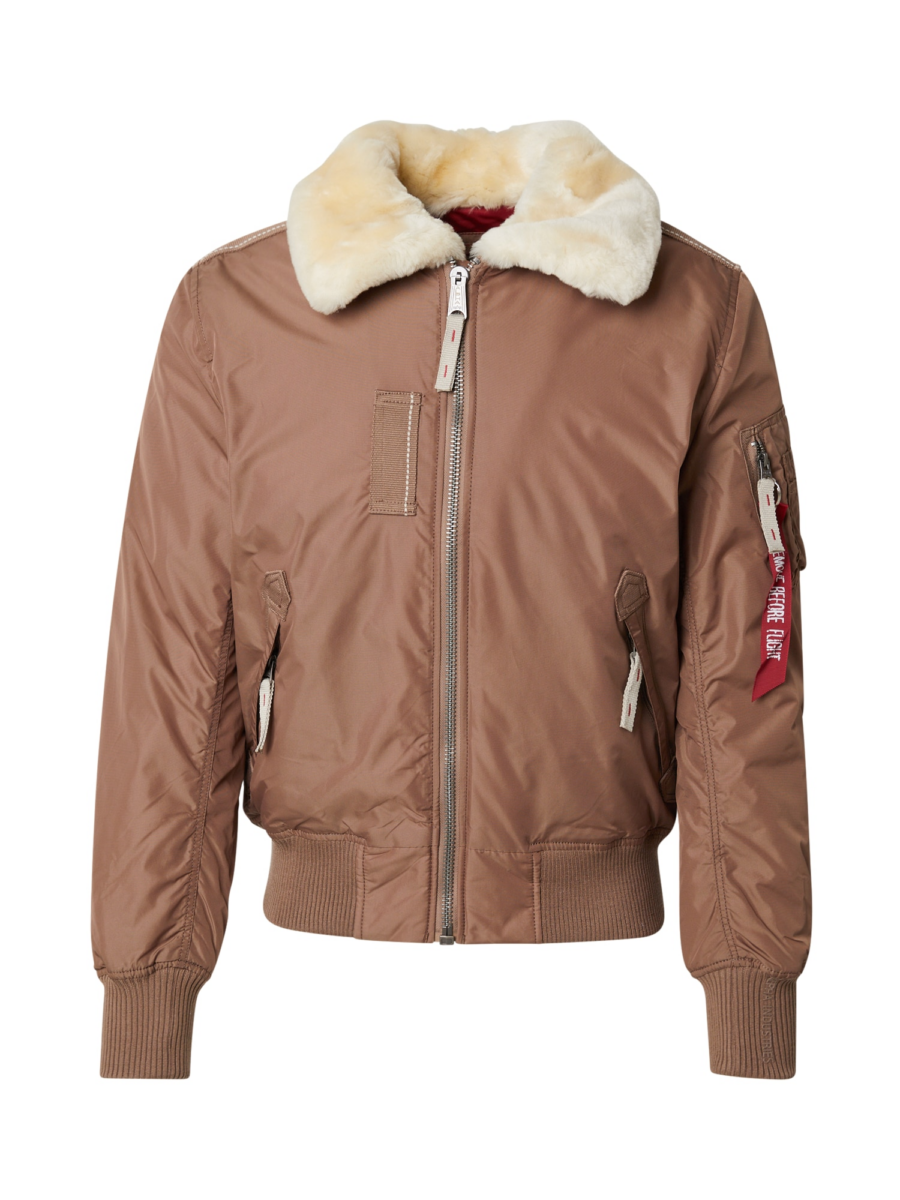 ALPHA INDUSTRIES Átmeneti dzseki 'Injector III'  bézs / taupe / fehér-Hungary