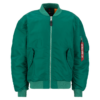 ALPHA INDUSTRIES Átmeneti dzseki 'MA-1 CS'  zöld / piros-Ár