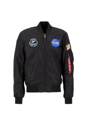 ALPHA INDUSTRIES Átmeneti dzseki 'MA-1 TT NASA II'  kék / piros / fekete / fehér-Hungary