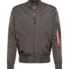 ALPHA INDUSTRIES Átmeneti dzseki 'MA-1 TT'  grafit / piros / fehér-hu