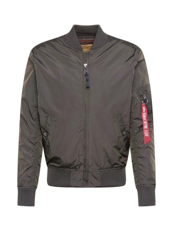 ALPHA INDUSTRIES Átmeneti dzseki 'MA-1 TT'  grafit / piros / fehér-hu
