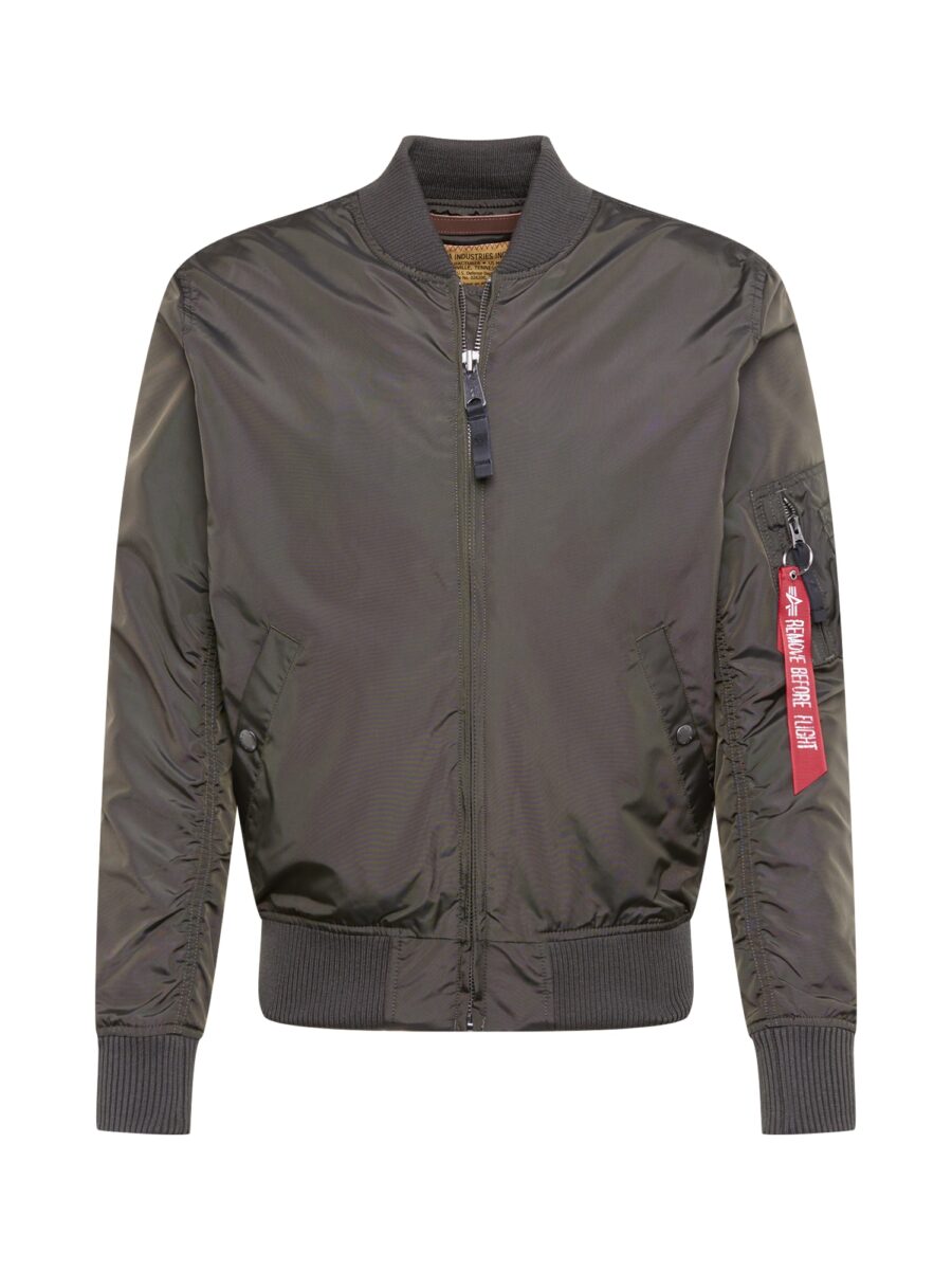 ALPHA INDUSTRIES Átmeneti dzseki 'MA-1 TT'  grafit / piros / fehér-hu
