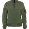 ALPHA INDUSTRIES Átmeneti dzseki 'MA-1 TT'  olíva