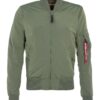 ALPHA INDUSTRIES Átmeneti dzseki 'MA-1 TT'  sötétzöld-hu