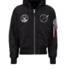ALPHA INDUSTRIES Átmeneti dzseki 'MA-1 VF'  szürke / fekete / fehér-Hungary