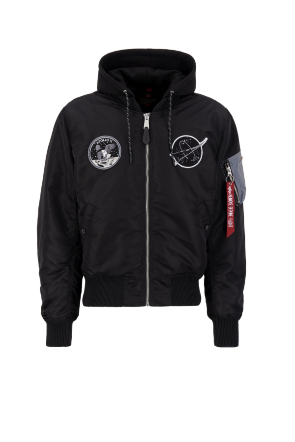 ALPHA INDUSTRIES Átmeneti dzseki 'MA-1 VF'  szürke / fekete / fehér-Hungary